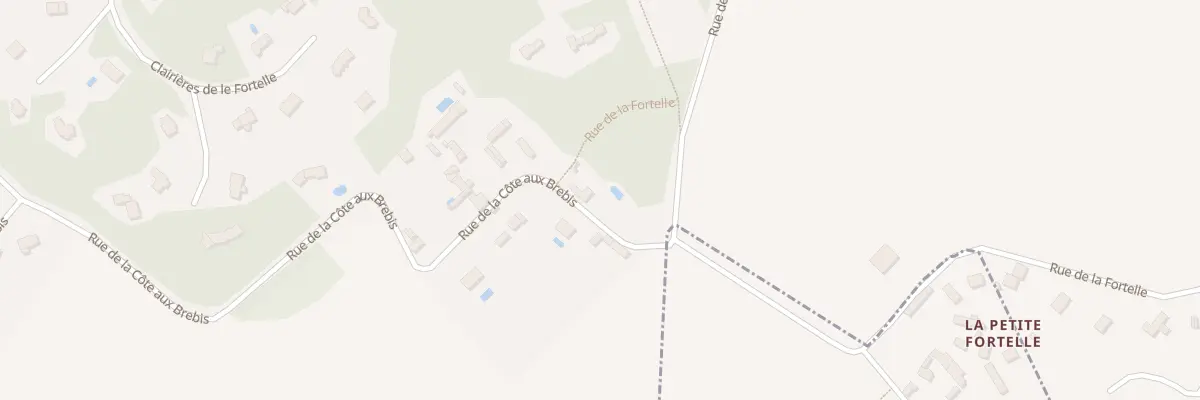 Plan du 158 La Fortelle à Houlbec-Cocherel