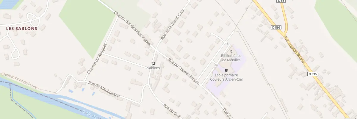 Plan du 54 Rue du Chem Moyen à Ménilles