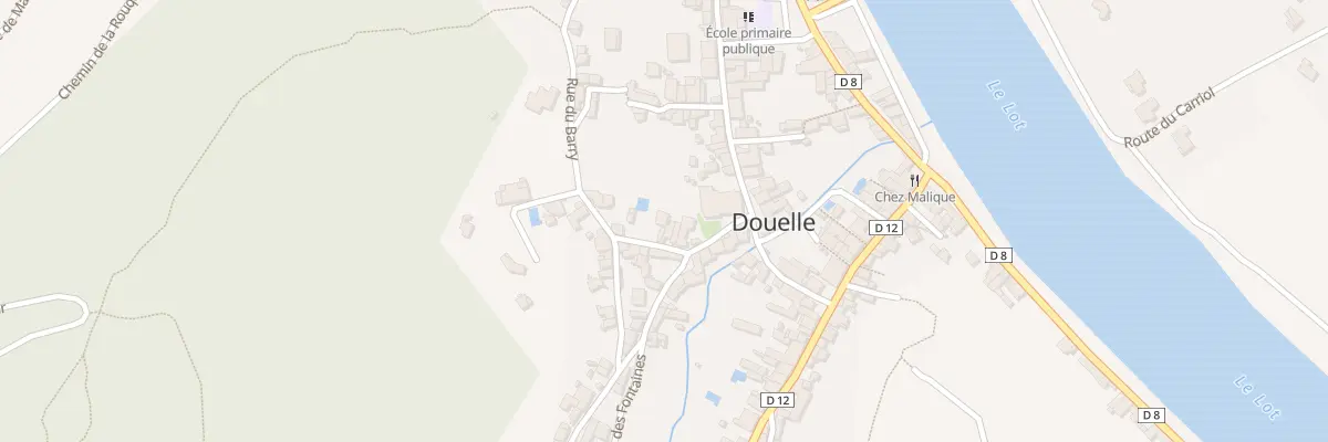 Plan du 496 Rue du Barry à Douelle