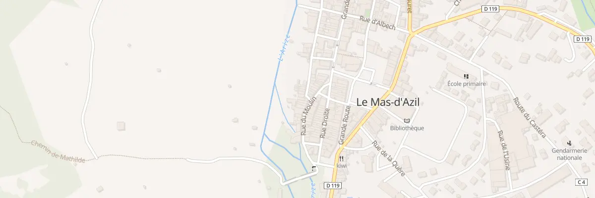 Plan du 48 Rue des Gouzis au Mas-d’Azil