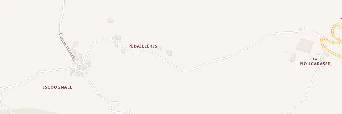 Plan du 39 Pedailleres à Allières