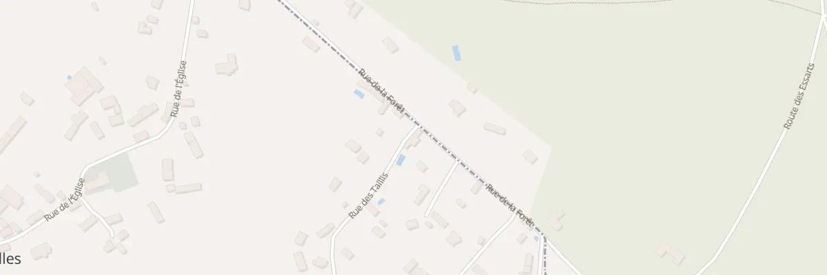 Plan du 14 Rue de la Foret à Bretagnolles