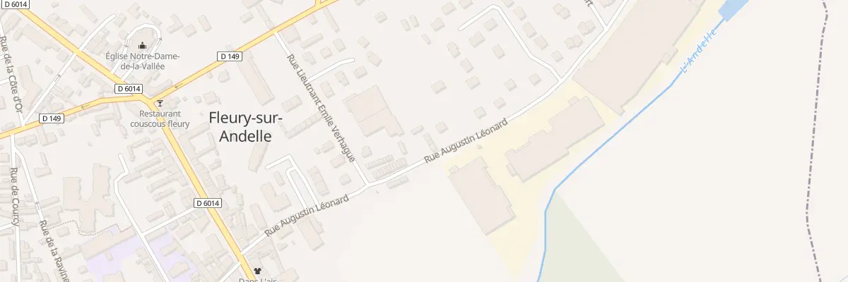 Plan du 38 Rue Augustin Leonard à Fleury-sur-Andelle