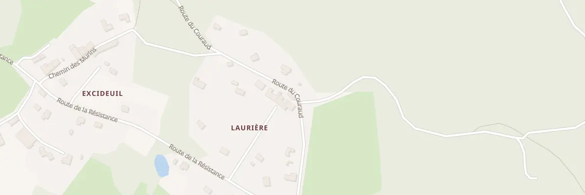 Plan du 205 Rte du Couraud à Ambazac