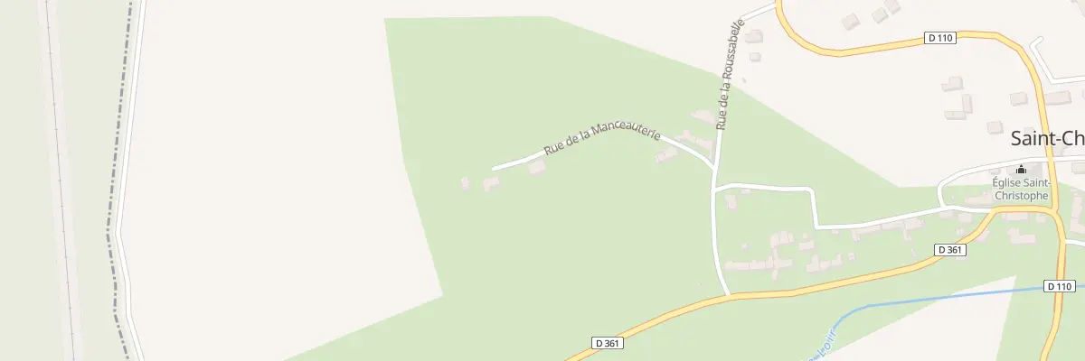 Plan du 5 Rue de la Manceauterie à Saint-Christophe