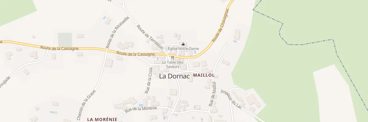 Plan du 27 Rue Maison du Sacristain à La Dornac