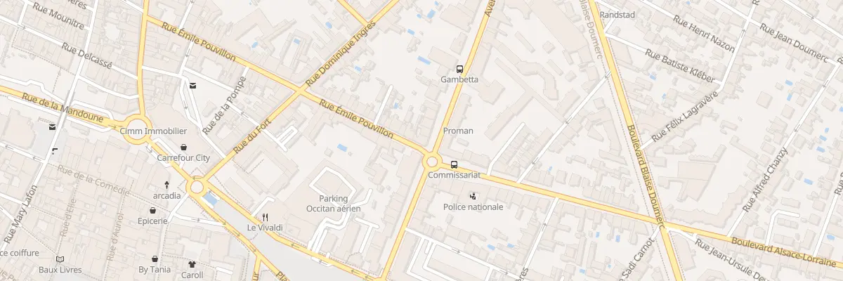 Plan du 39 Av Gambetta à Montauban