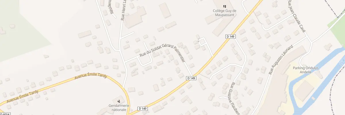 Plan du 19 Rue Gerard Palmentier à Fleury-sur-Andelle
