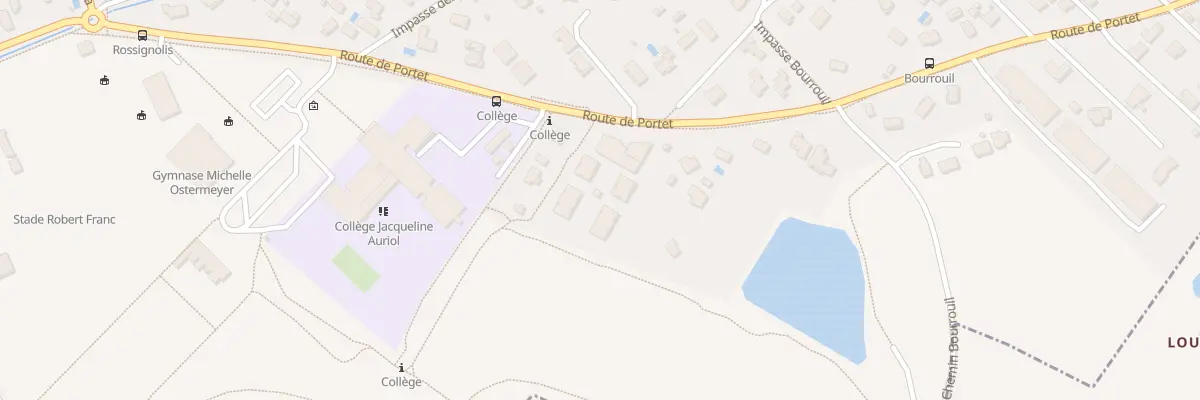 Plan du 34 Rte de Portet à Villeneuve-Tolosane