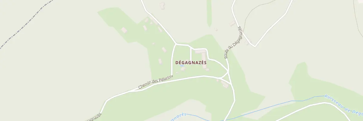 Plan du 5152 Degagnazes à Peyrilles