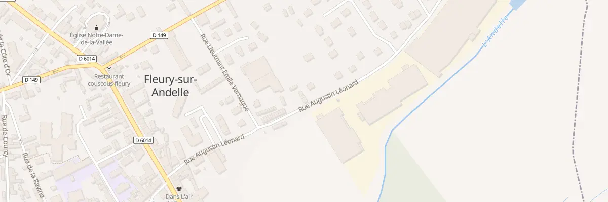 Plan du 34 Rue Augustin Leonard à Fleury-sur-Andelle