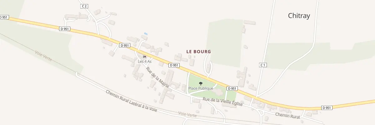 Plan du 5027 Le Bourg à Chitray
