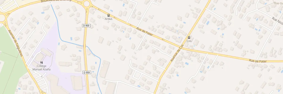 Plan du 1063 Rue de Pater à Montauban