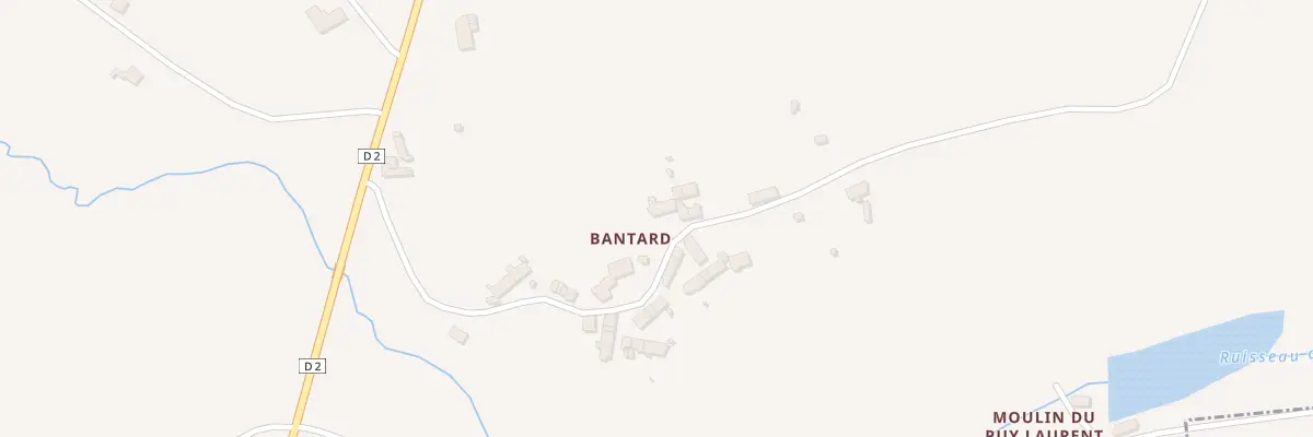 Plan du 17 Bantard à Saint-Georges-les-Landes