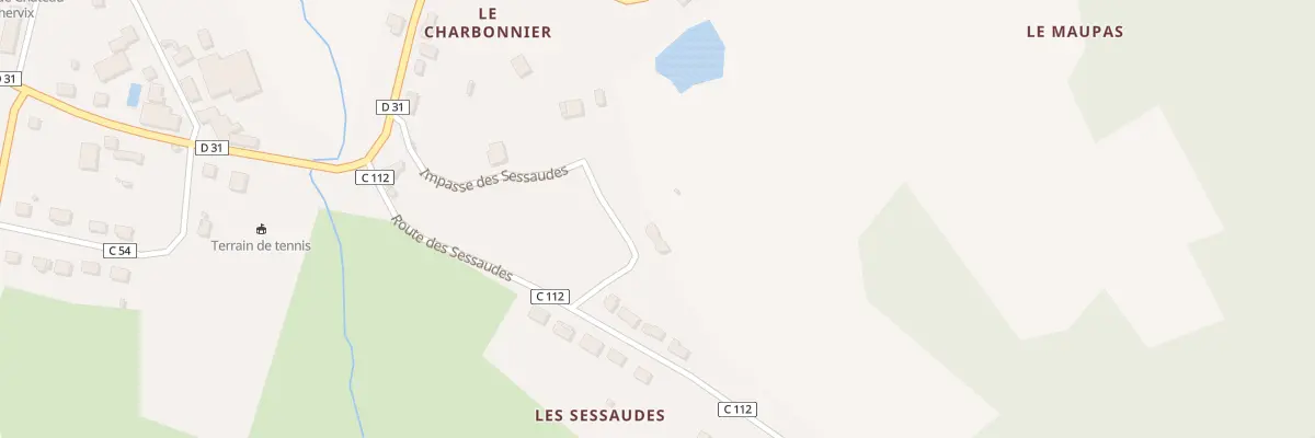 Plan du 6 Imp des Sessaudes à Château-Chervix