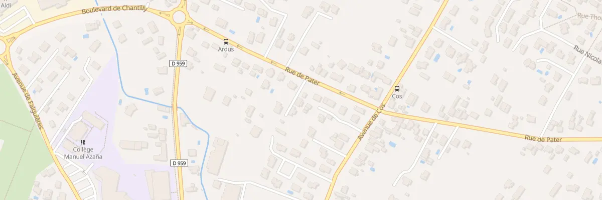 Plan du 1063A Rue de Pater à Montauban