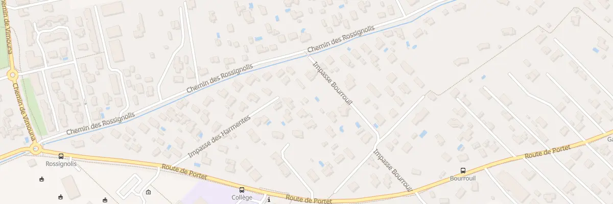 Plan du 28 Che de Rossignolis à Villeneuve-Tolosane