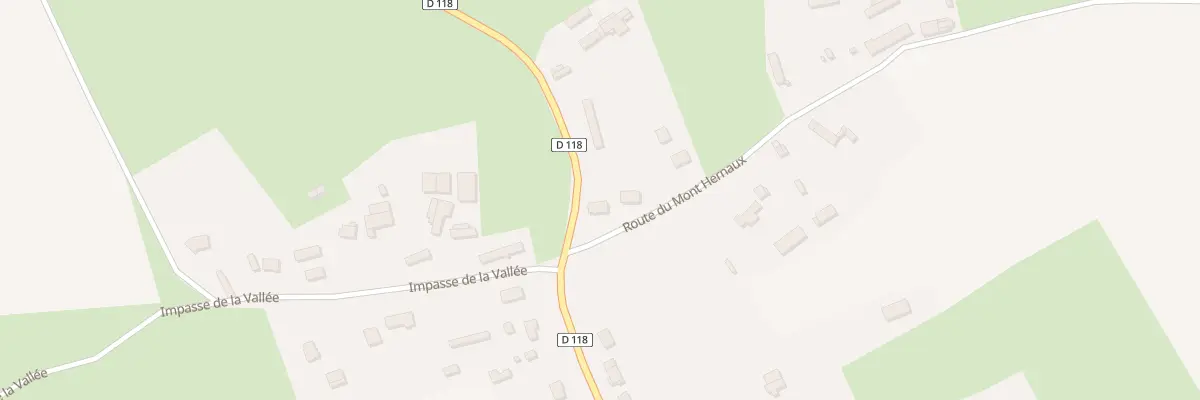 Plan du 20 Rte du Mont Hernaux à Neufbosc