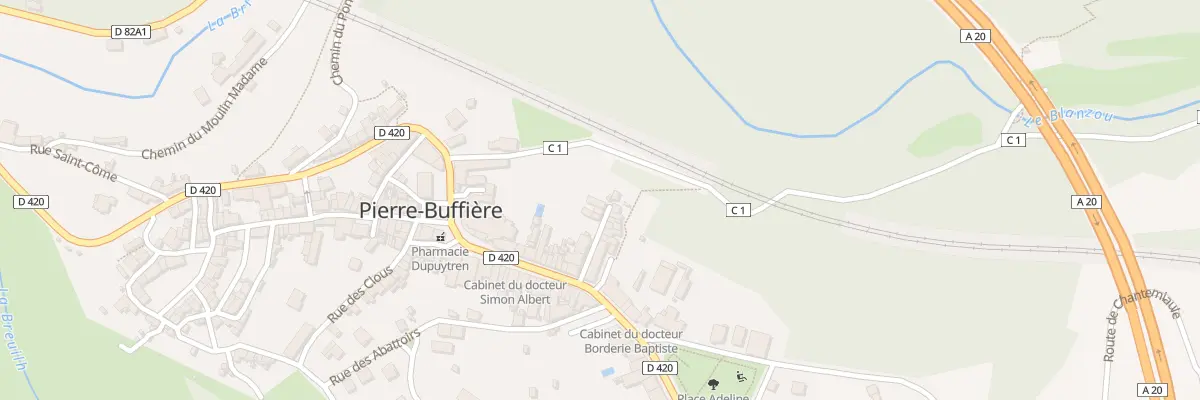 Plan du 5190 Imp Blanzou à Pierre-Buffière