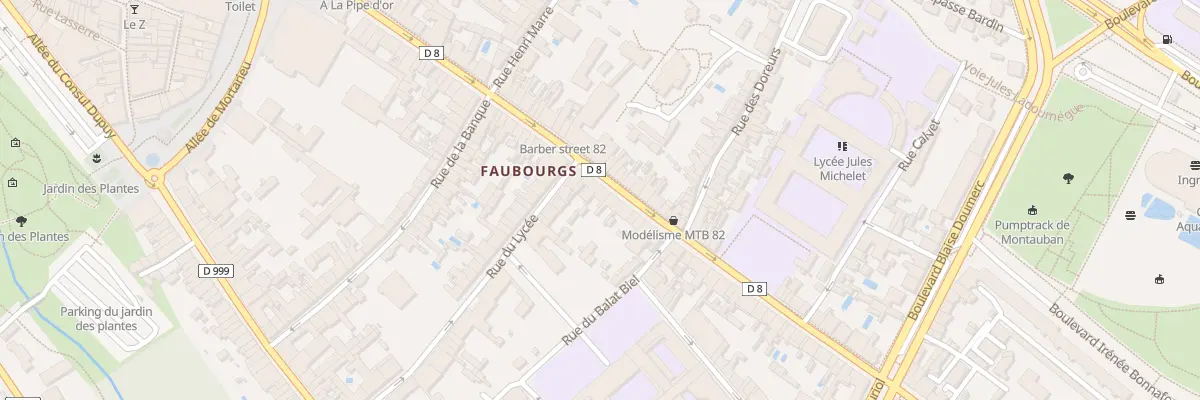 Plan du 63 Rue Faubourg Lacapelle à Montauban