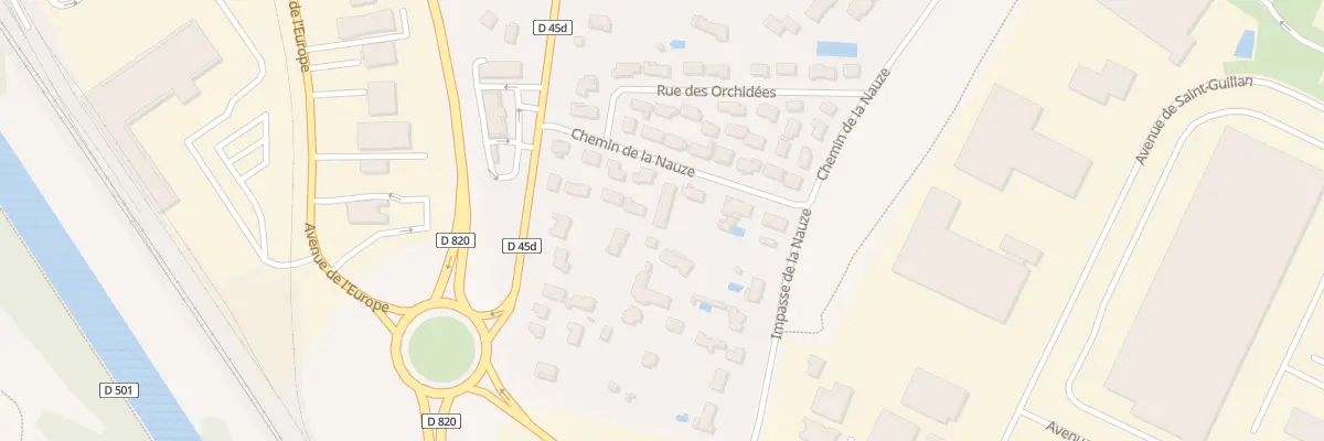 Plan du 116B Che de la Nauze à Castelnau-d’Estrétefonds