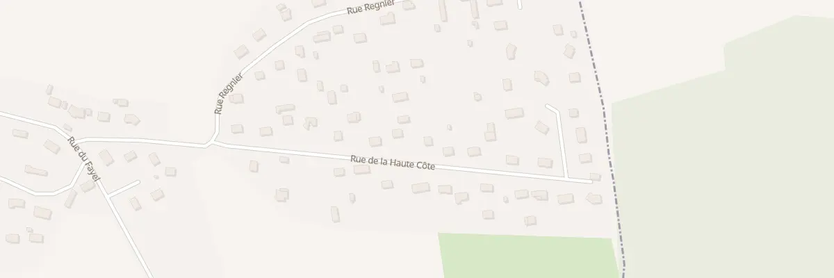 Plan du 26 Rue de la Haute Cote à Vandrimare