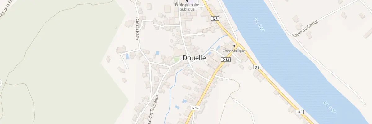 Plan du 414 Rue du Barry à Douelle