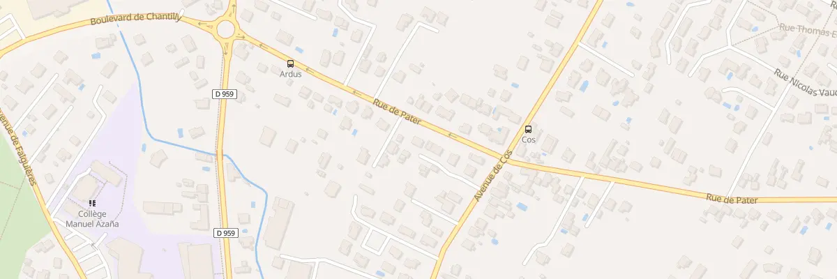 Plan du 1031 Rue de Pater à Montauban