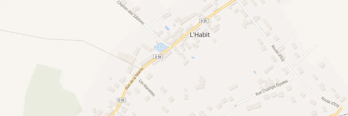 Plan du 49 Rue de la Mairie à L’Habit