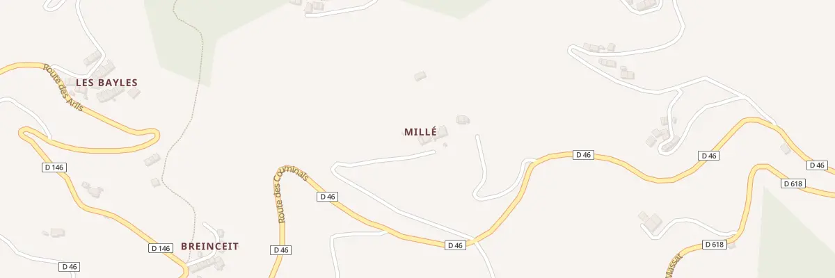 Plan du 5255 Mille à Boussenac