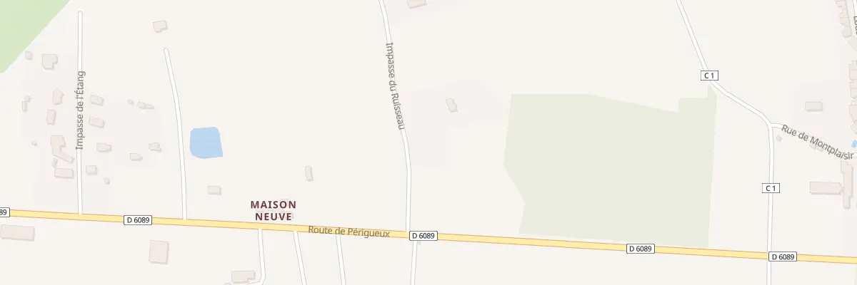 Plan du 111 Imp du Ruisseau à Pazayac