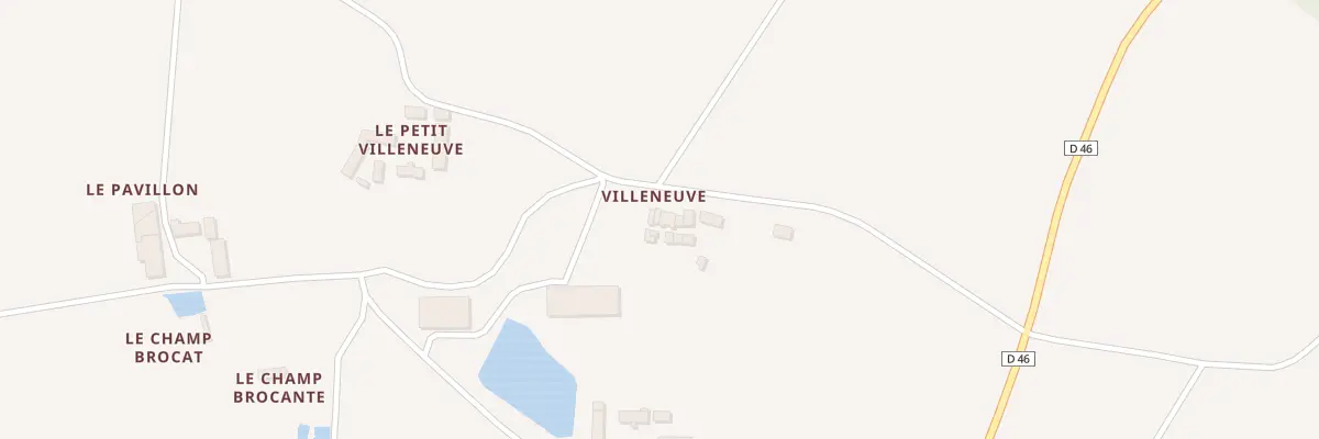 Plan du 7 Villeneuve à Rivarennes