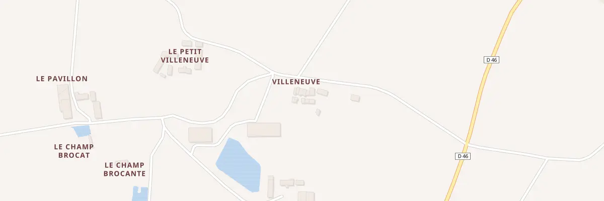 Plan du 5 Villeneuve à Rivarennes