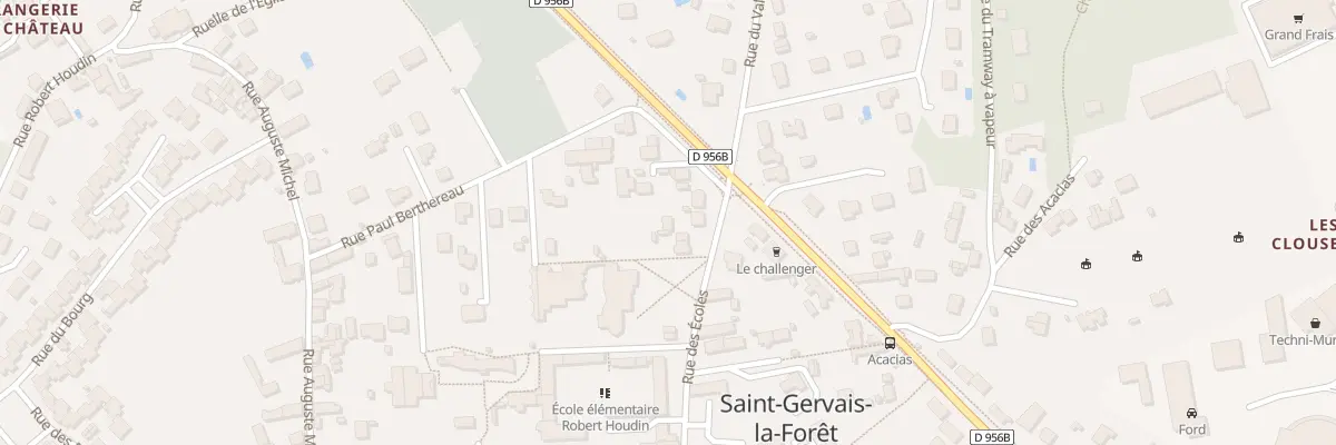Plan du 3 Rue des Ecoles à Saint-Gervais-la-Forêt