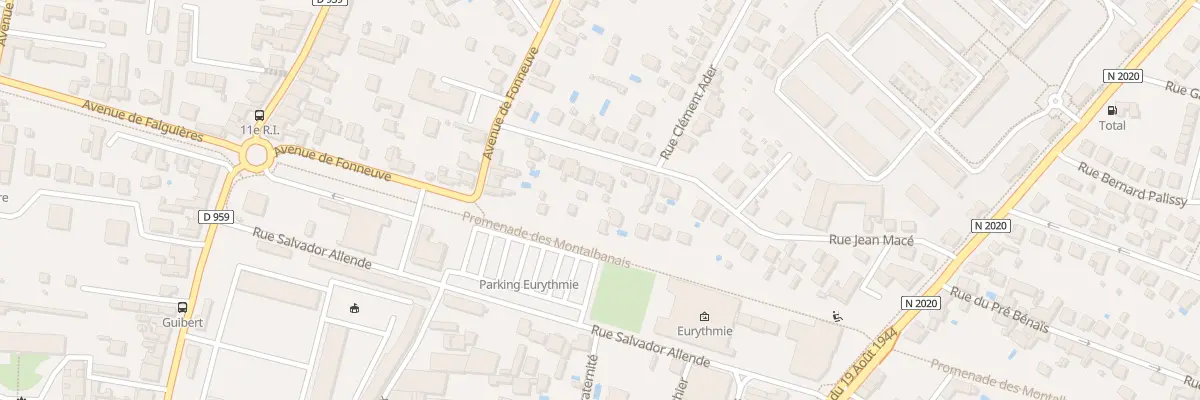 Plan du 31 Rue Jean Macé à Montauban