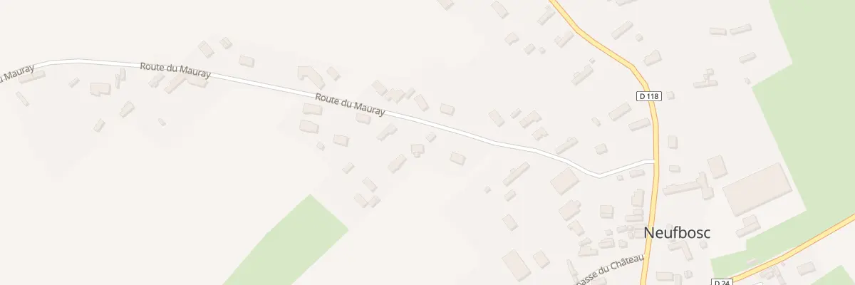 Plan du 240 Rte de Mauray à Neufbosc