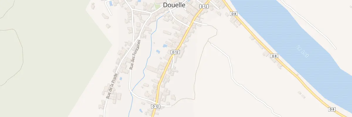 Plan du 72 Imp du Mas de Rouquet à Douelle