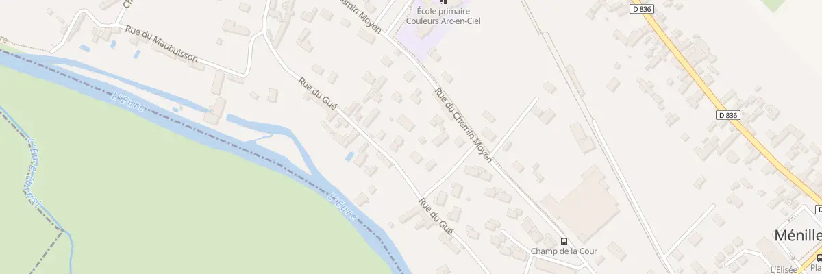 Plan du 22 Rue du Gué à Ménilles