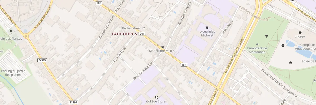 Plan du 51 Rue Faubourg Lacapelle à Montauban