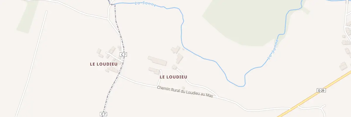 Plan du 5116 Le Loudieu à Luzeret