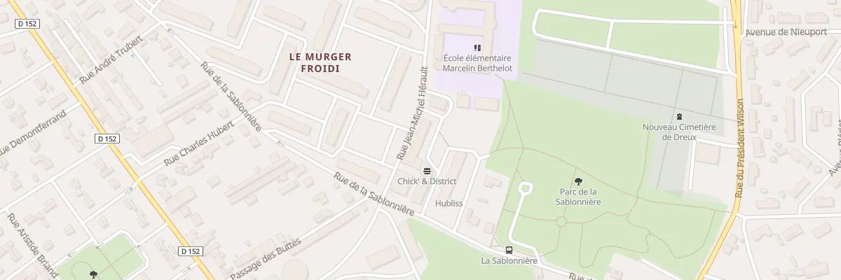 Plan du 18 Rue de la Sablonnière à Dreux