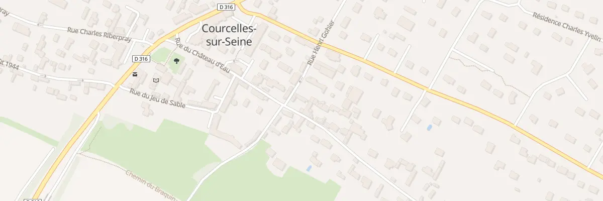 Plan du 10T Rue du Chateau d’Eau à Courcelles-sur-Seine
