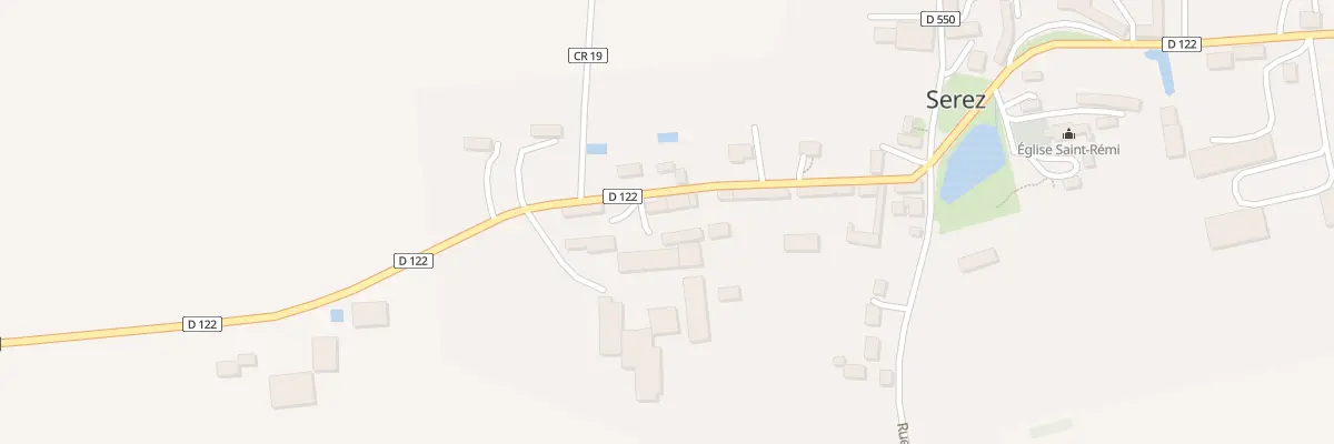 Plan du 5 Rue de la Croix Blanche à Serez