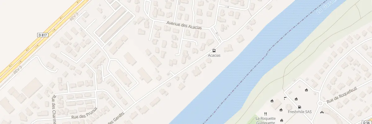 Plan du 14 Imp des Mimosas à Roques