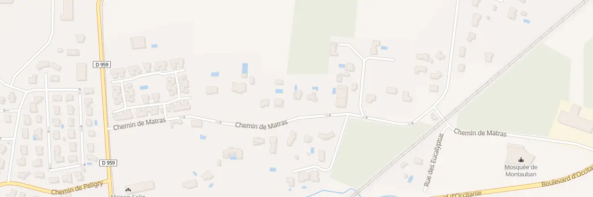 Plan du 317 Che de Matras à Montauban