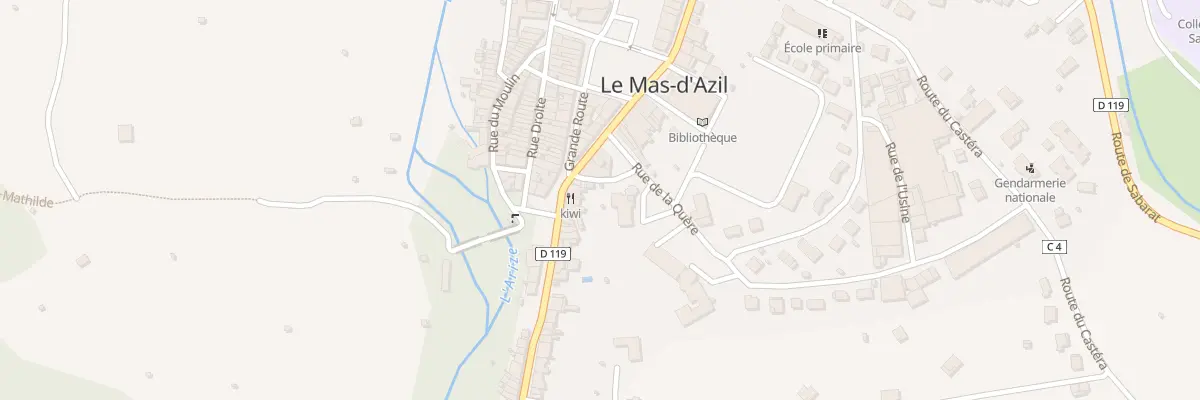 Plan du 352 Mas d’Azil au Mas-d’Azil