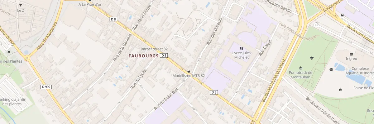 Plan du 42 Rue Faubourg Lacapelle à Montauban