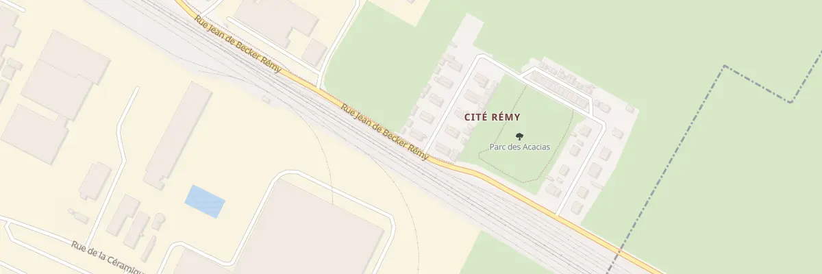 Plan du 1 Rue des Acacias au Val d’Hazey