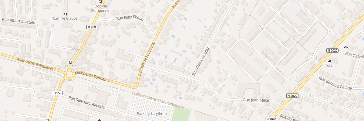 Plan du 24 Rue Jean Macé à Montauban