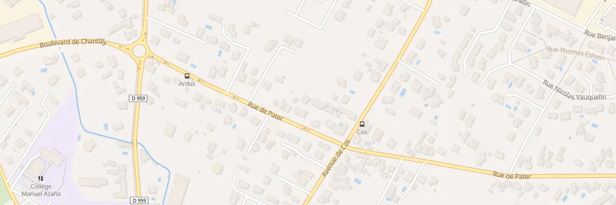 Plan du 1018 Rue de Pater à Montauban